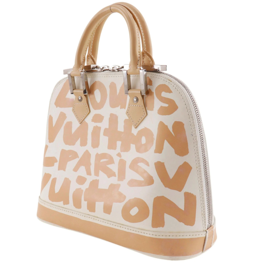 Louis Vuitton Alma PM handbag, Graffiti design, M92180, calfskin, 2001 model,... - Picture 2 of 16